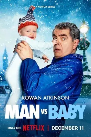 Affiché Man vs Baby